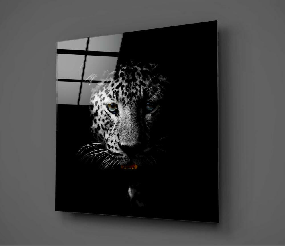 Leopard Glass Wall Art