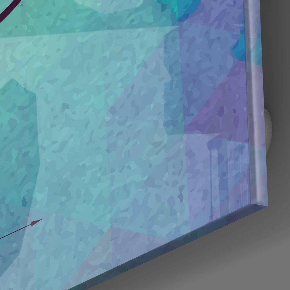 Retro Bicycle Glass Wall Art-2