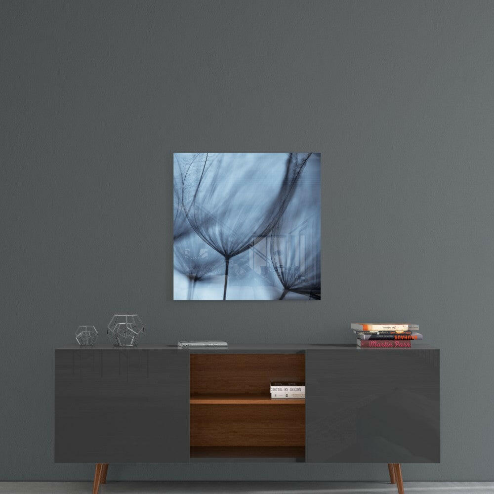 Dandelion Tranquility Glass Wall Art-3