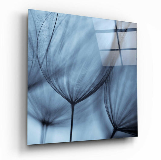 Dandelion Tranquility Glass Wall Art-0