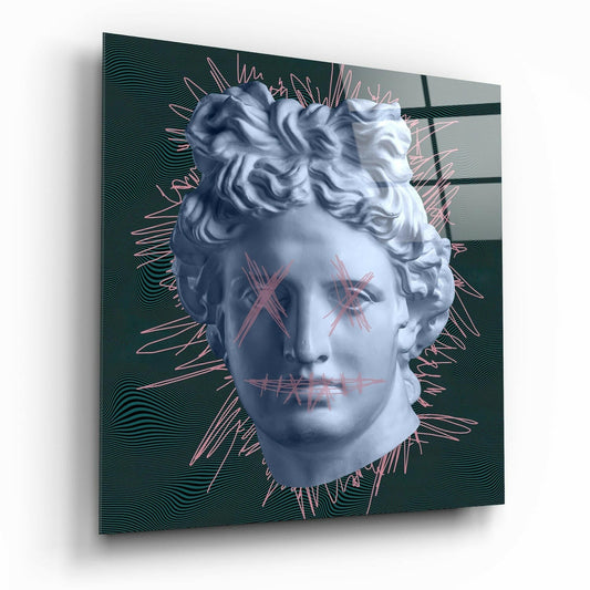 Sculpture Glass Wall Art