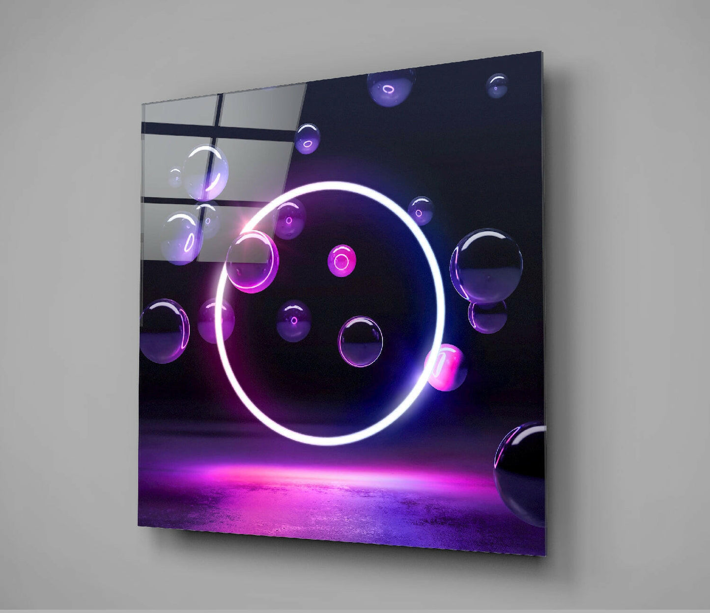 Circle Glass Wall Art