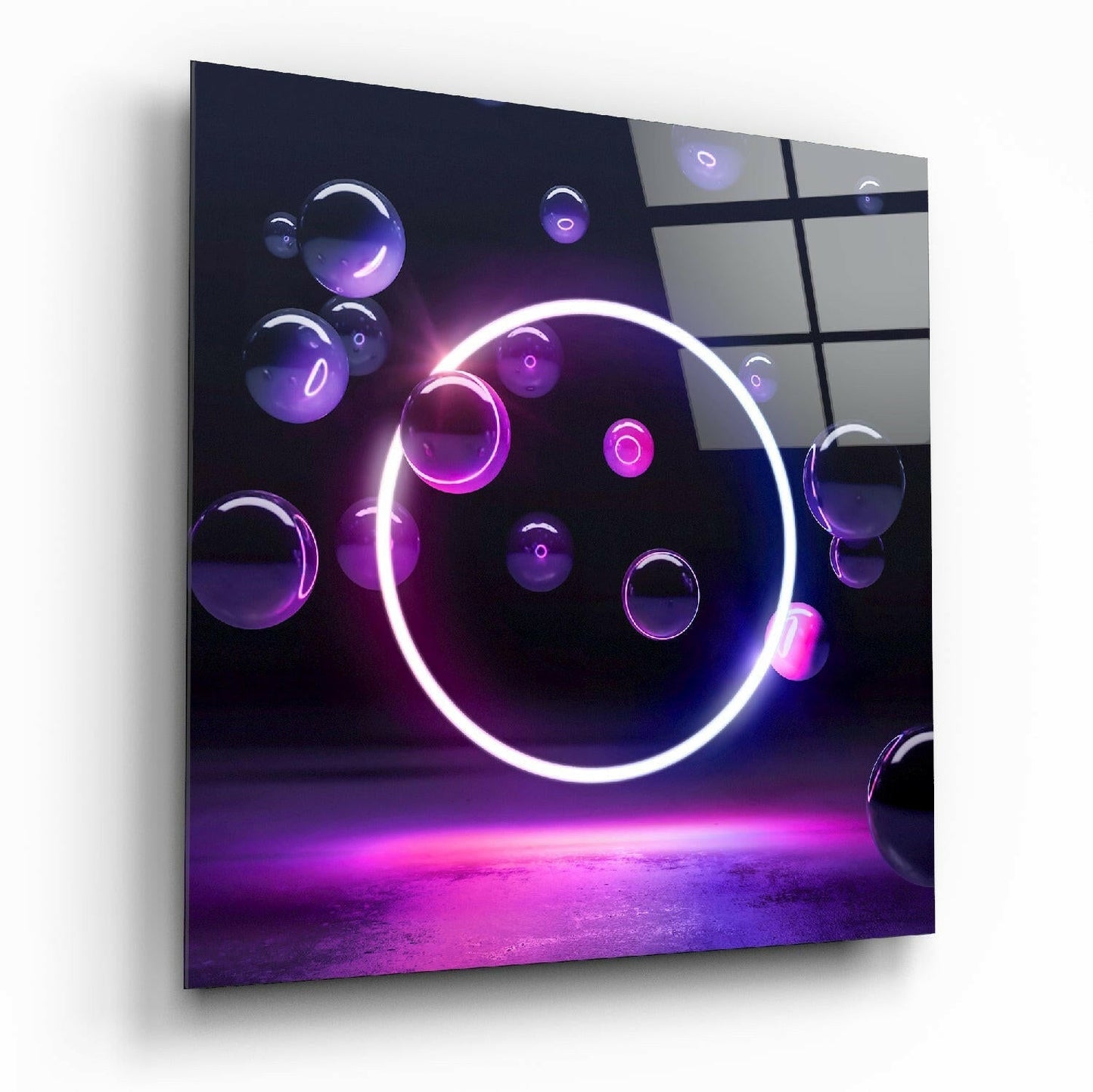 Circle Glass Wall Art