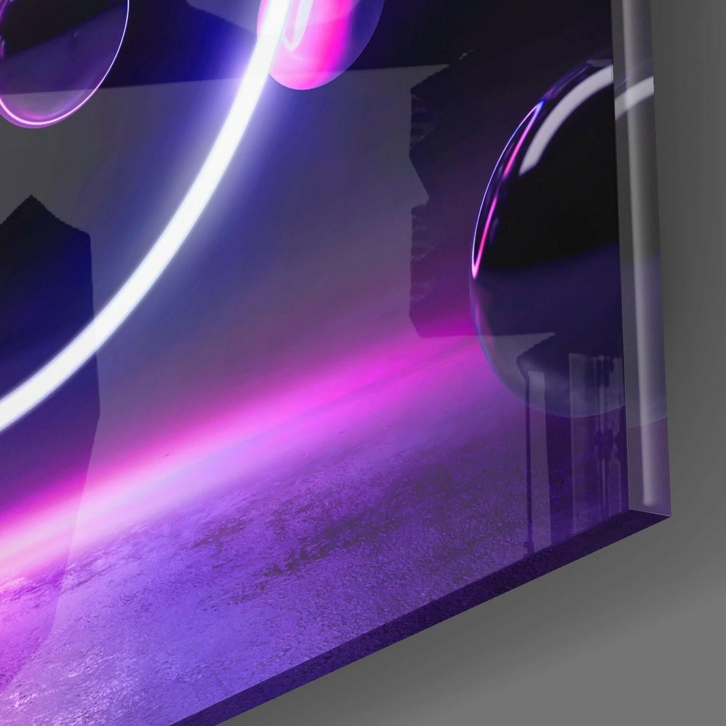 Circle Glass Wall Art