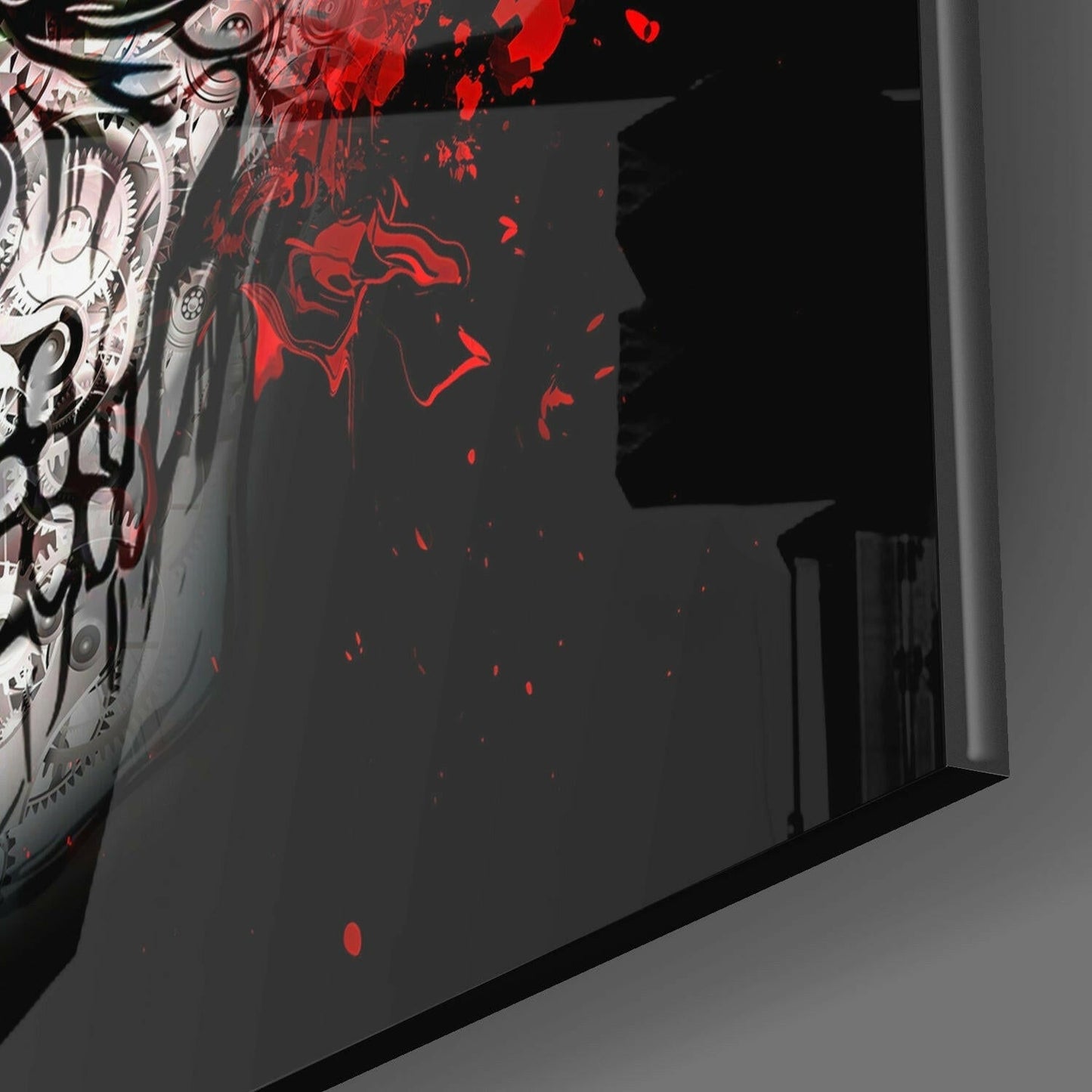 Skull Glass Wall Art