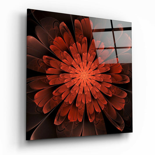 Flower Glass Wall Art
