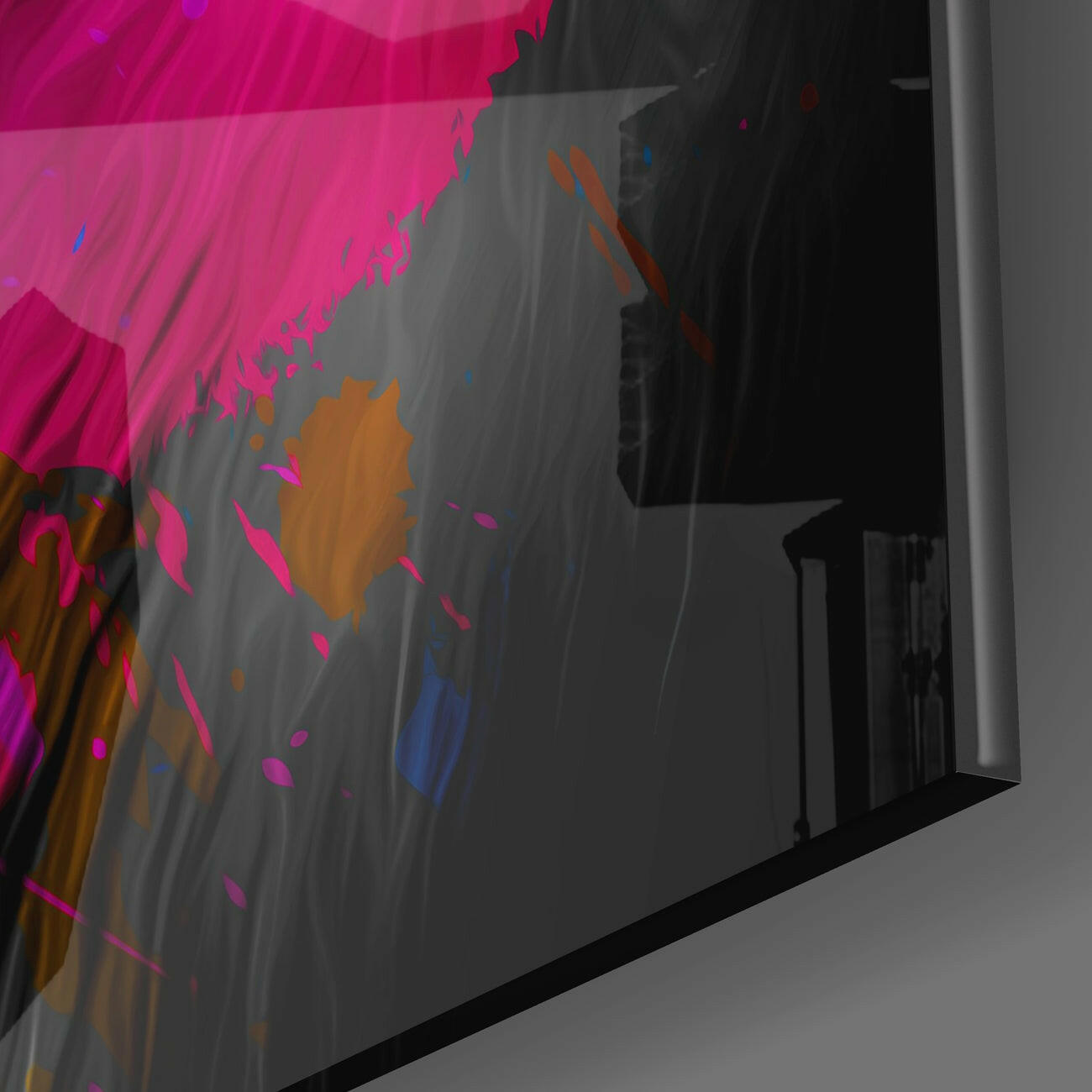 Intellectual Monkey Glass Wall Art