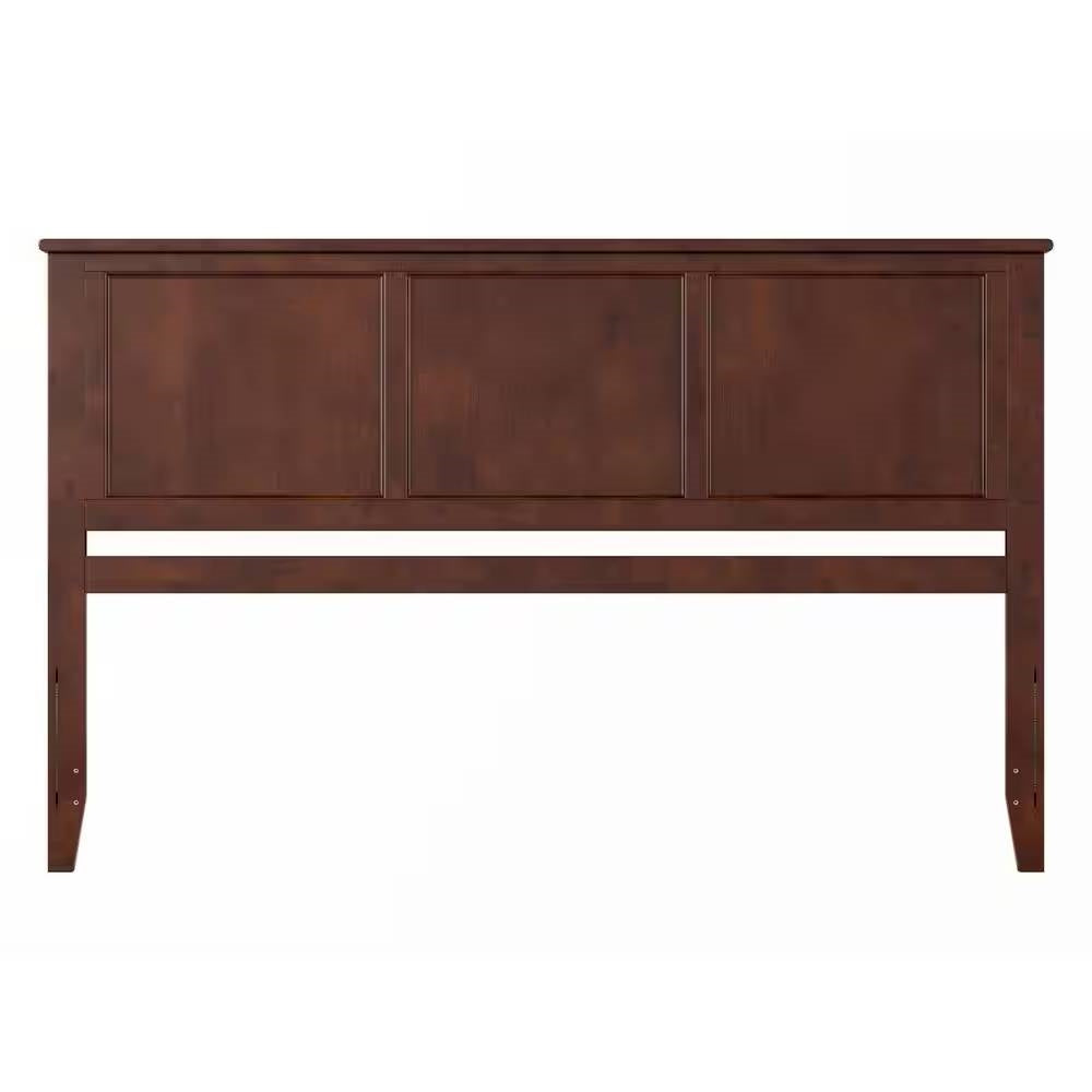 King size Traditional Style Headboard in Walnut Wood Finish-0