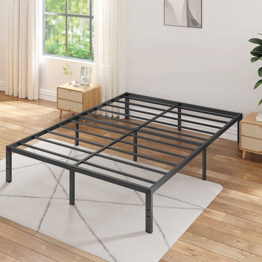 King 16-inch Heavy Duty Metal Bed Frame with 3,500 lbs Weight Capacity-0