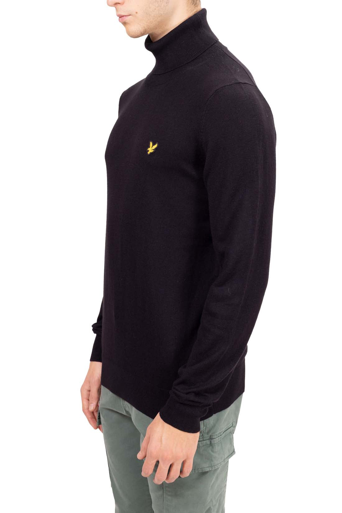LYLE & SCOTT - Men's turtleneck sweater in Merino wool blend-1