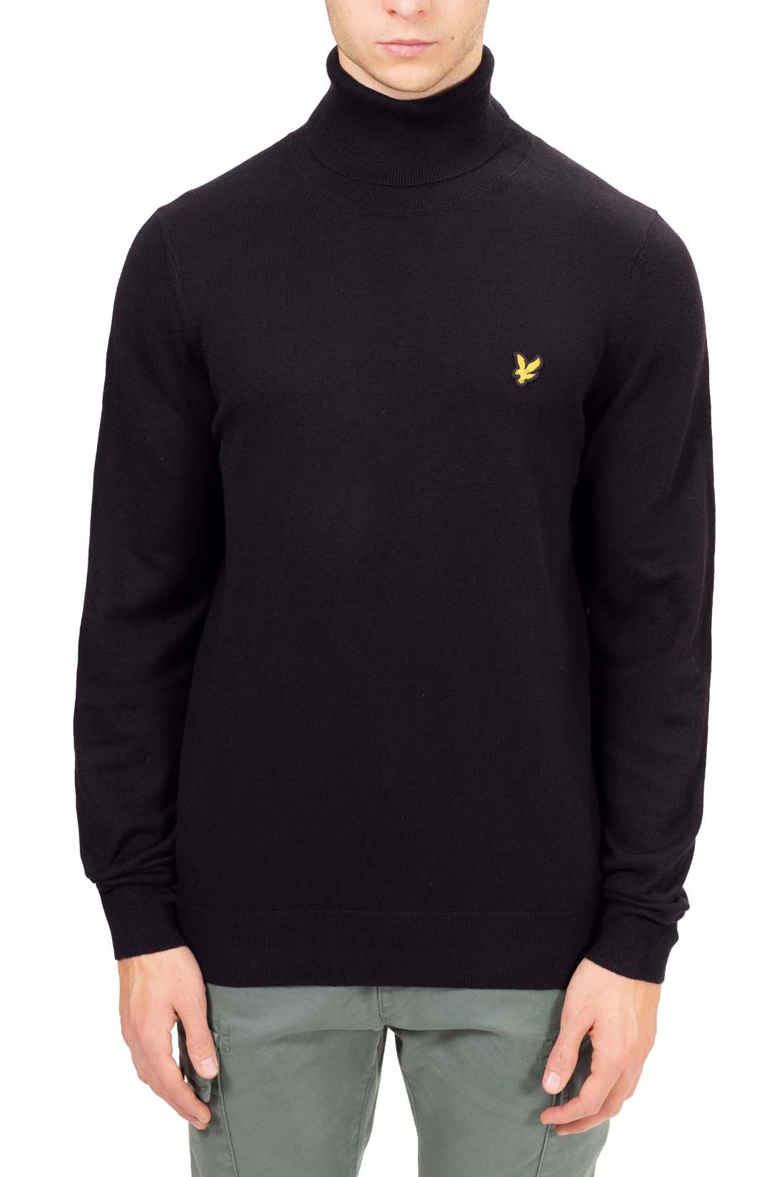 LYLE & SCOTT - Men's turtleneck sweater in Merino wool blend-15