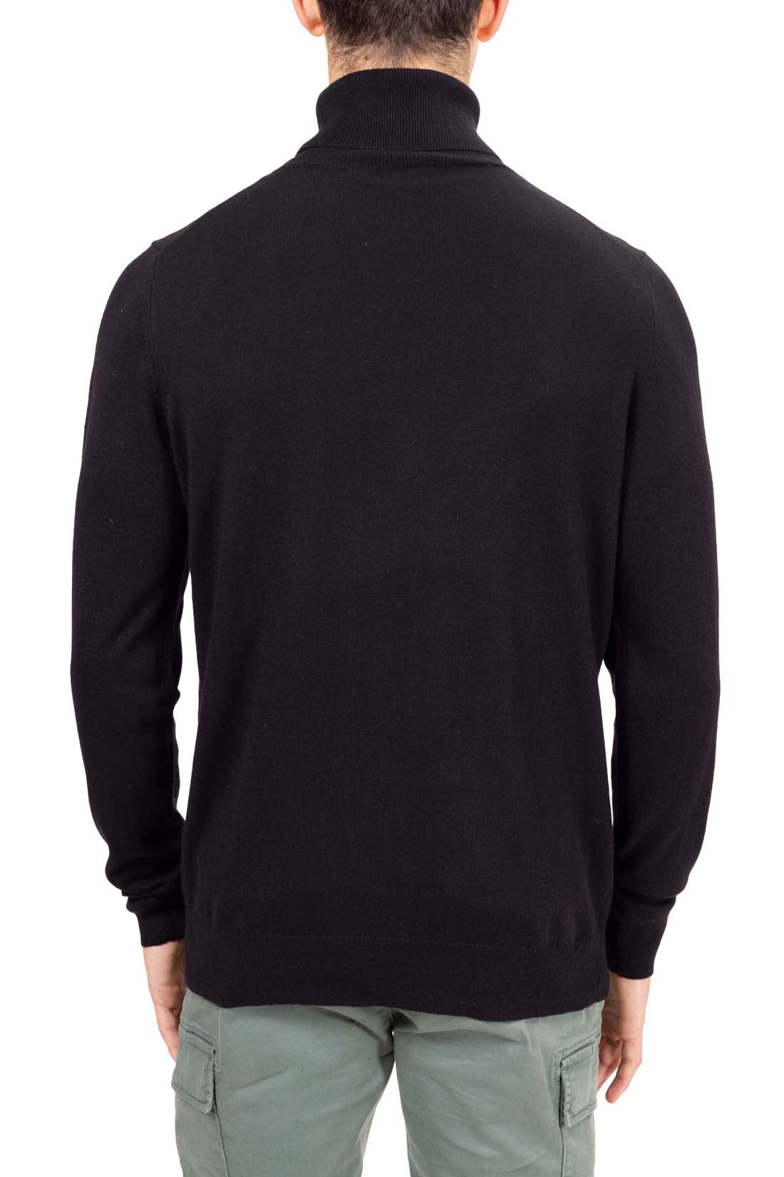LYLE & SCOTT - Men's turtleneck sweater in Merino wool blend-10