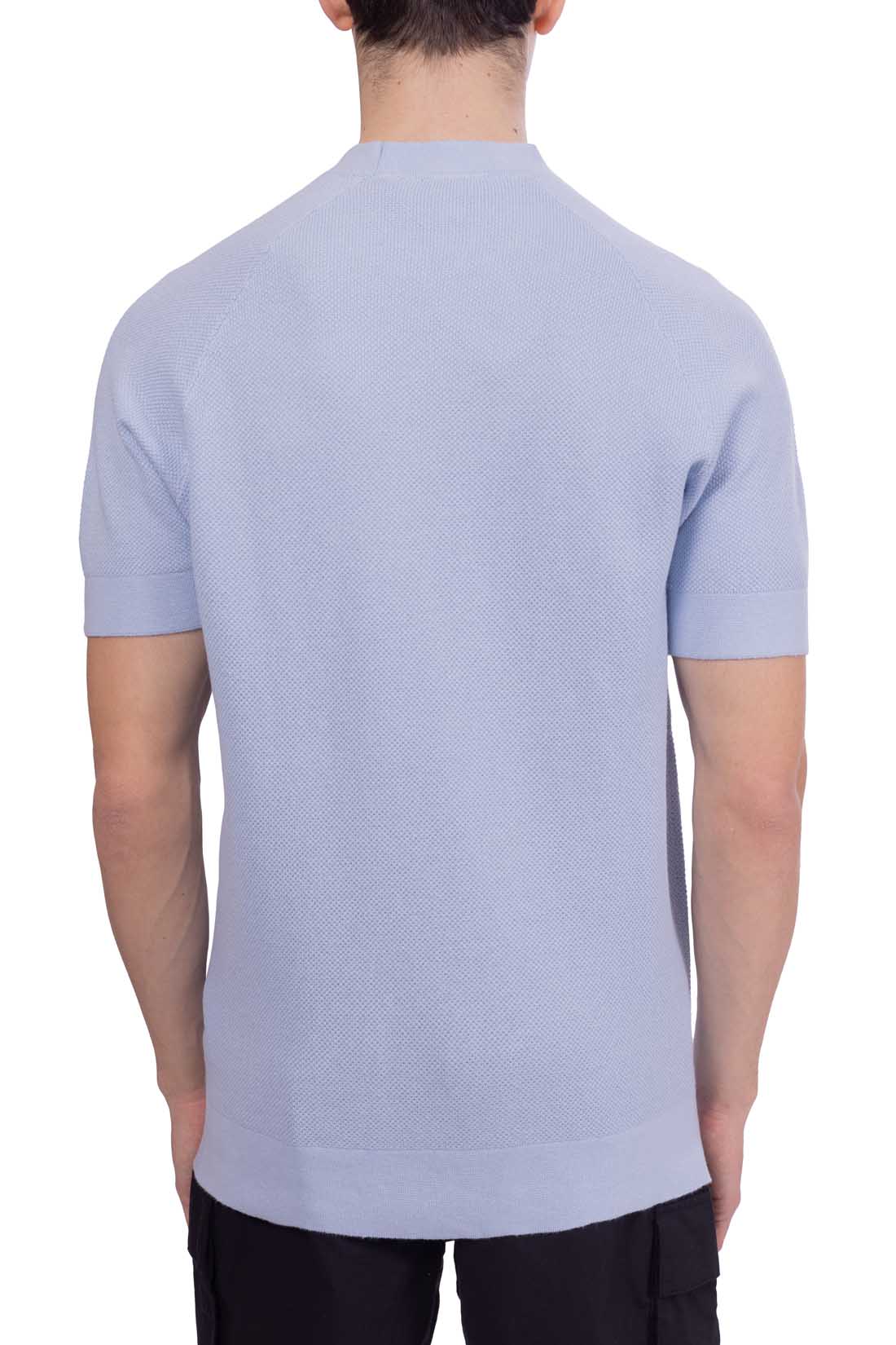 LYLE & SCOTT - Men's knitted T-shirt in linen blend-2