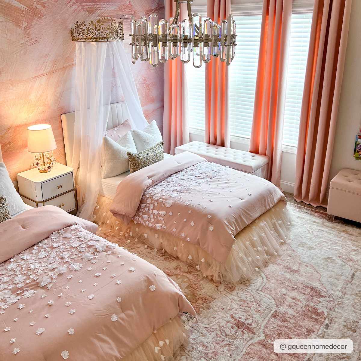 Kandos Blush & Light Pink Area Rug-3