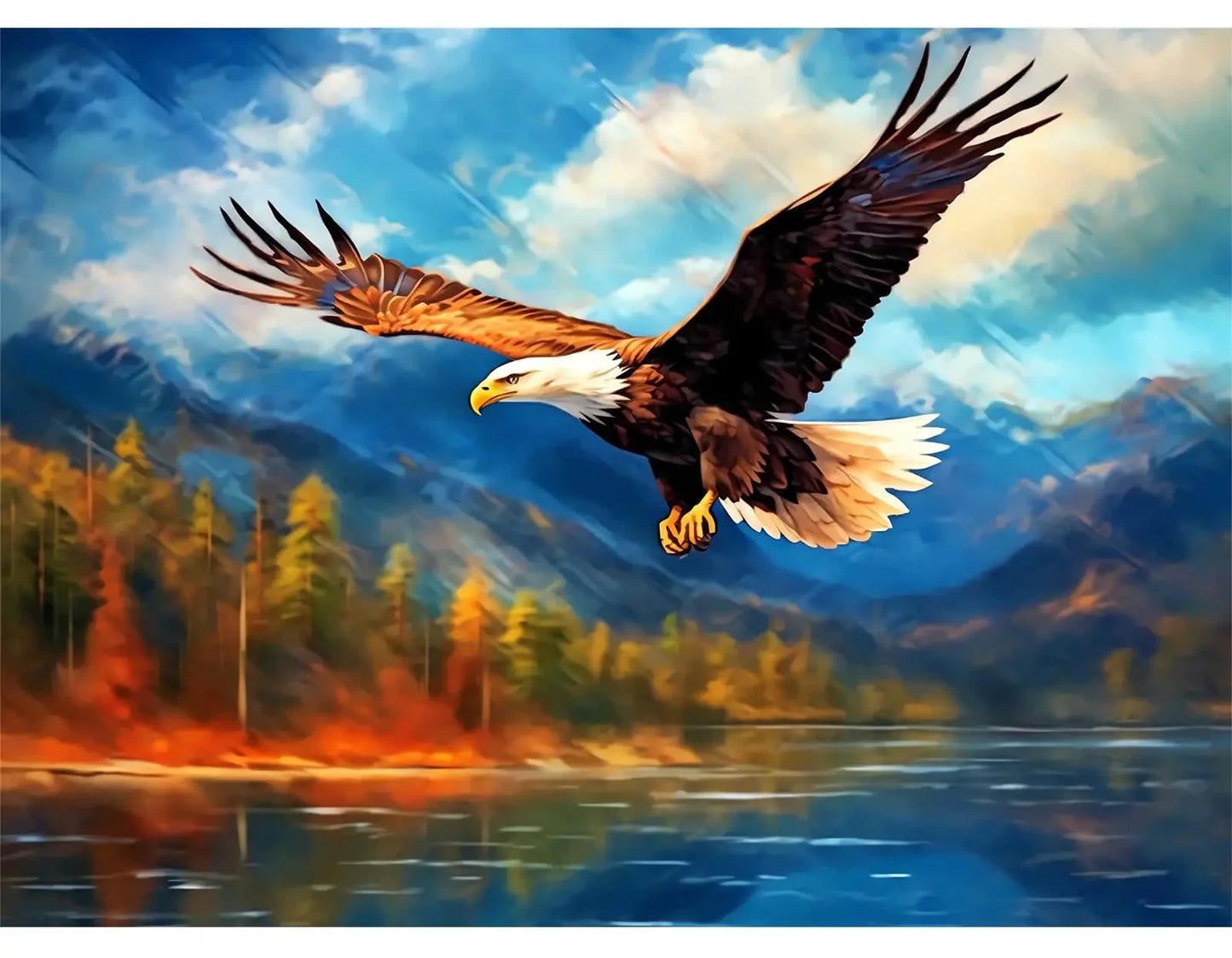 500 Piece Jigsaw Eagle Puzzle 20.5"X15"