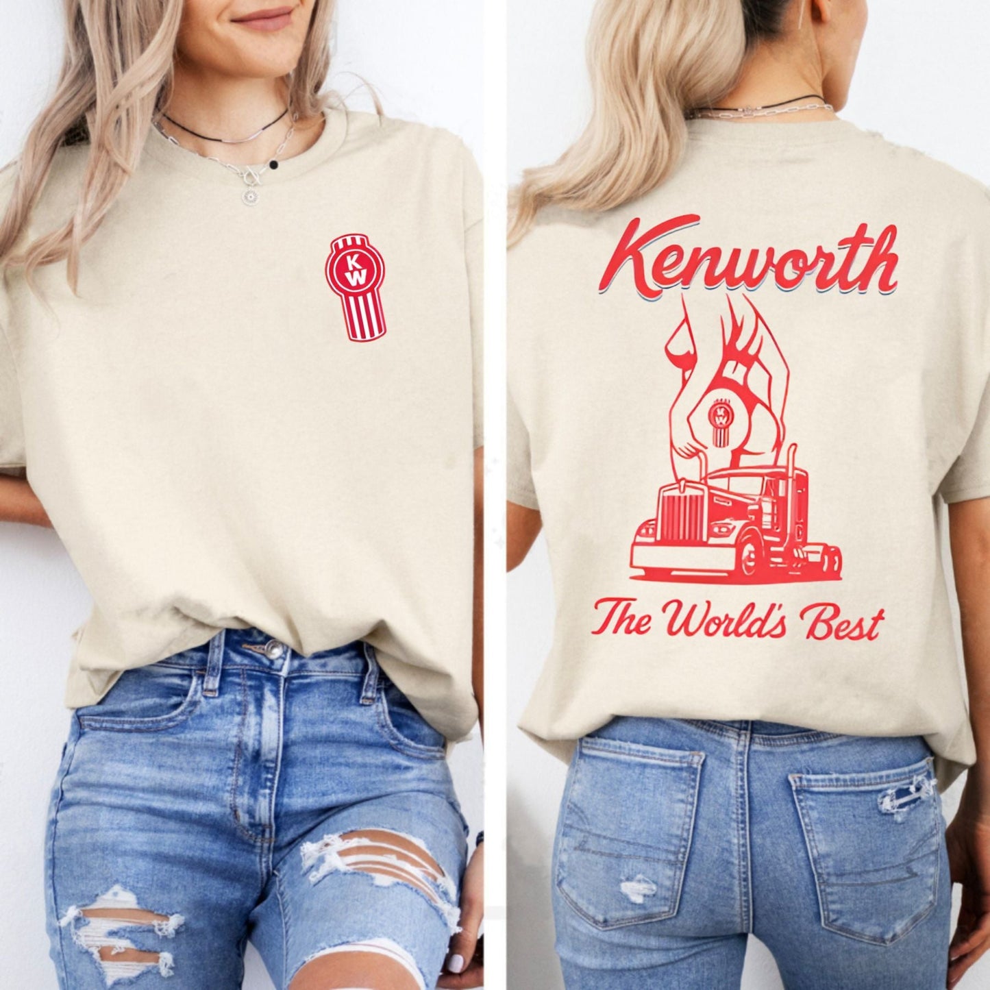 Kenworth T-Shirt - "The World's Best" Truck Graphic Tee, Classic Auto Fan Apparel