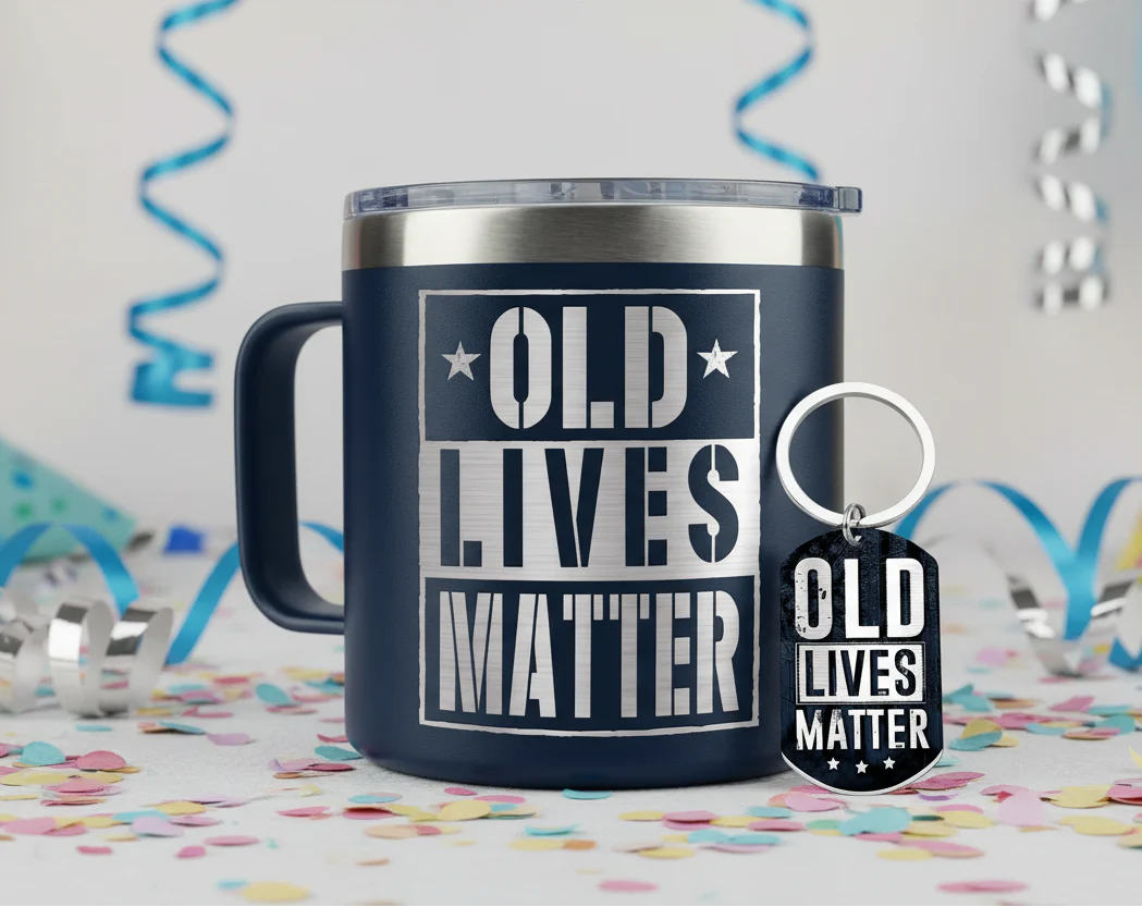 Old Lives Matter- 14 oz Insulated Tumbler