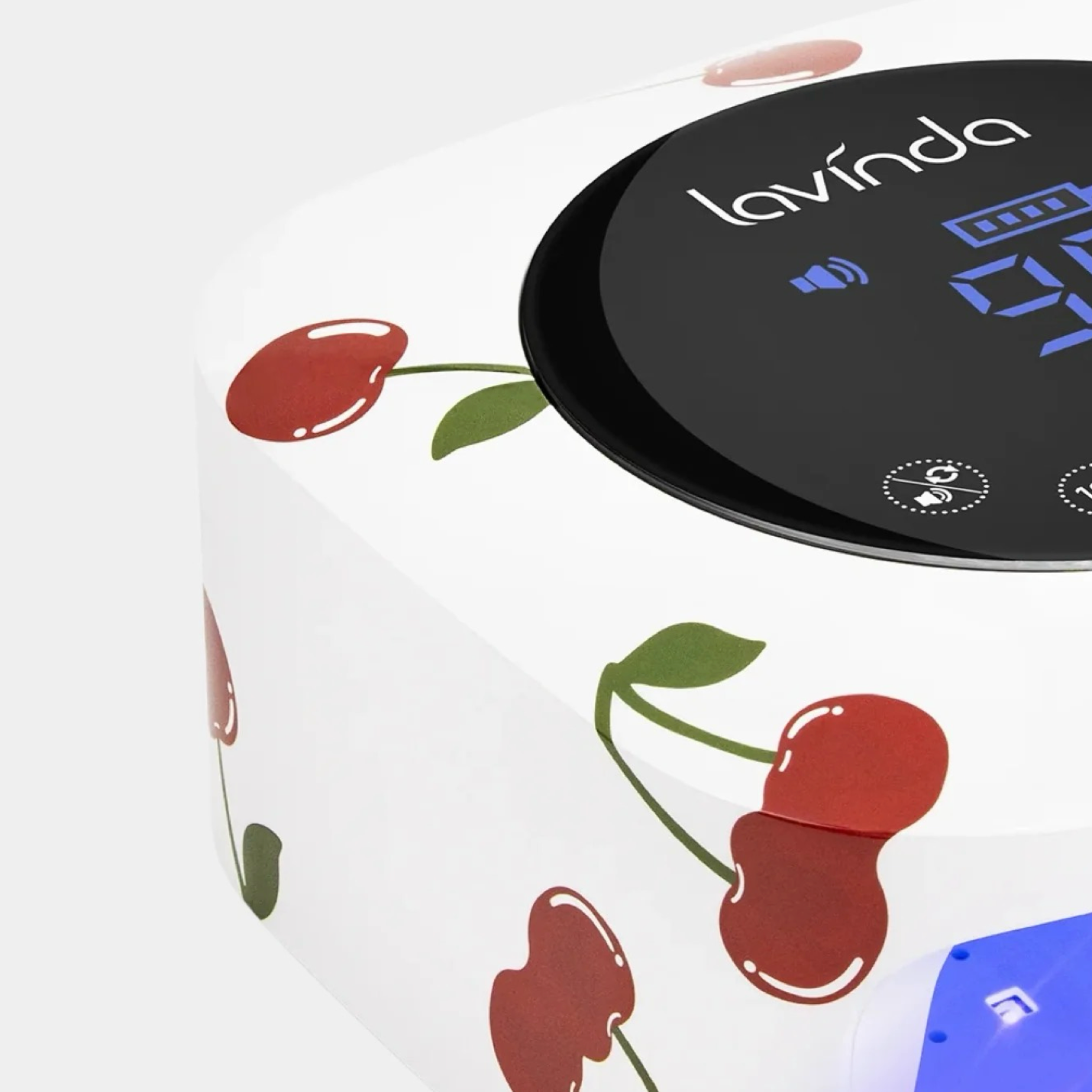 Crown™ Nail Lamp – Cherry Print - 54W Rechargeable UV/LED