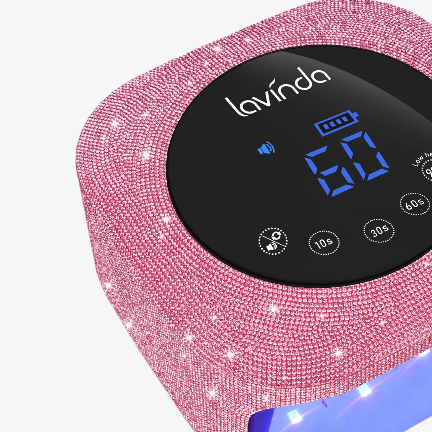 Crown™ Nail Lamp - Pink Diamond - 54W Rechargeable UV/LED