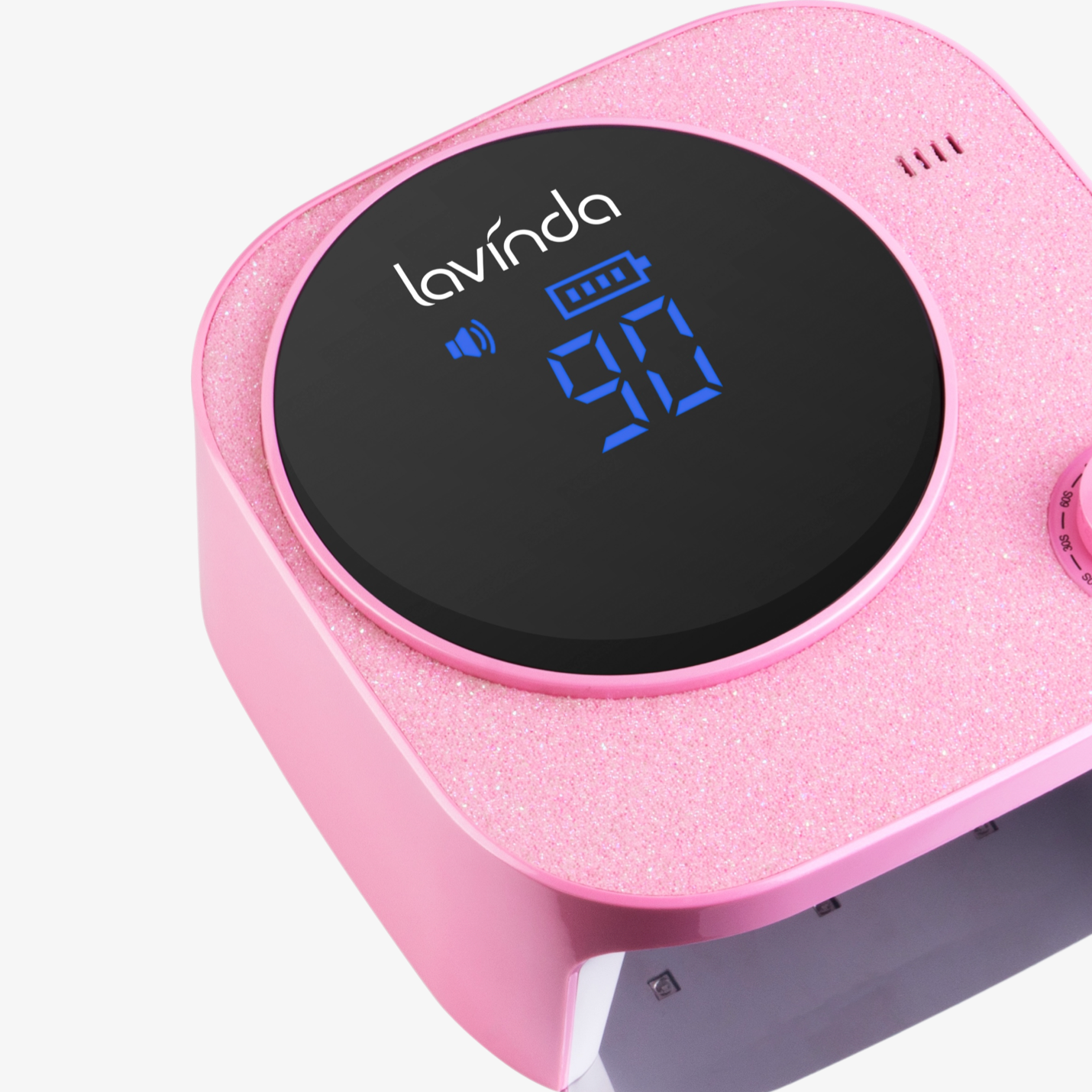 Crown™ V2 Bling Nail Lamp - Pink - 54W Rechargeable UV/LED