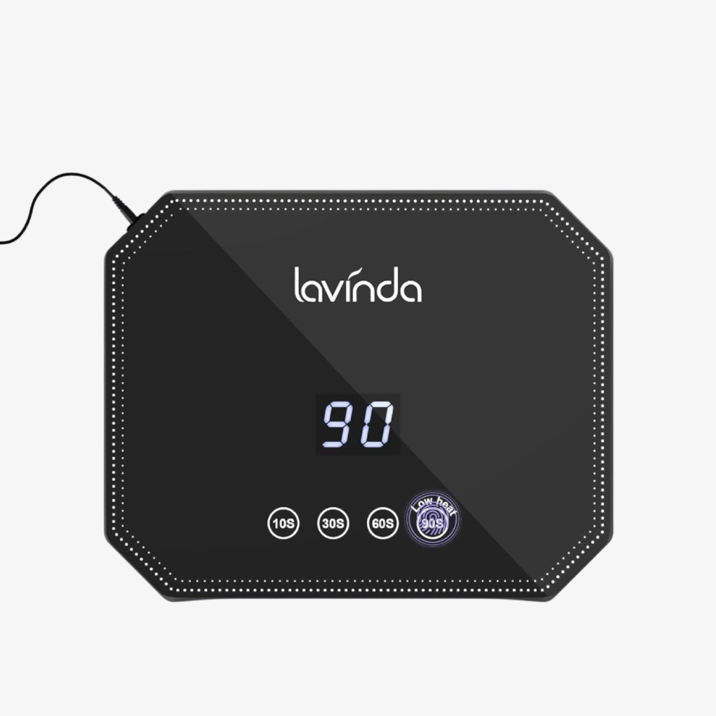 Lumina™ Nail Lamp - Black - Plug-in UV/LED