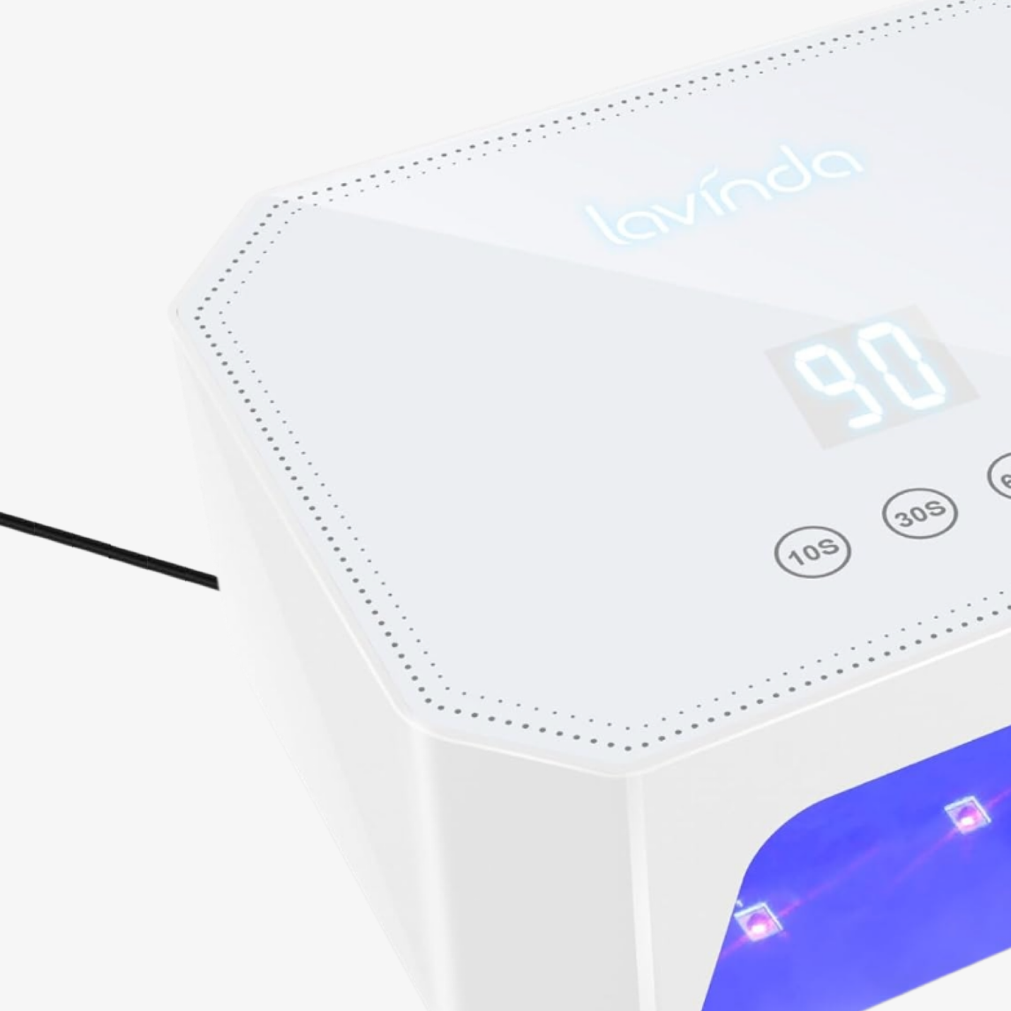 Lumina™ Nail Lamp - White - Plug-in UV/LED