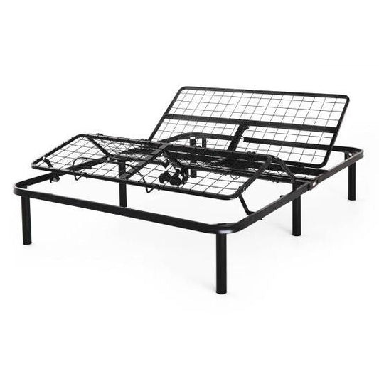Twin XL Steel Adjustable Bed Frame Base with Remote Control-0