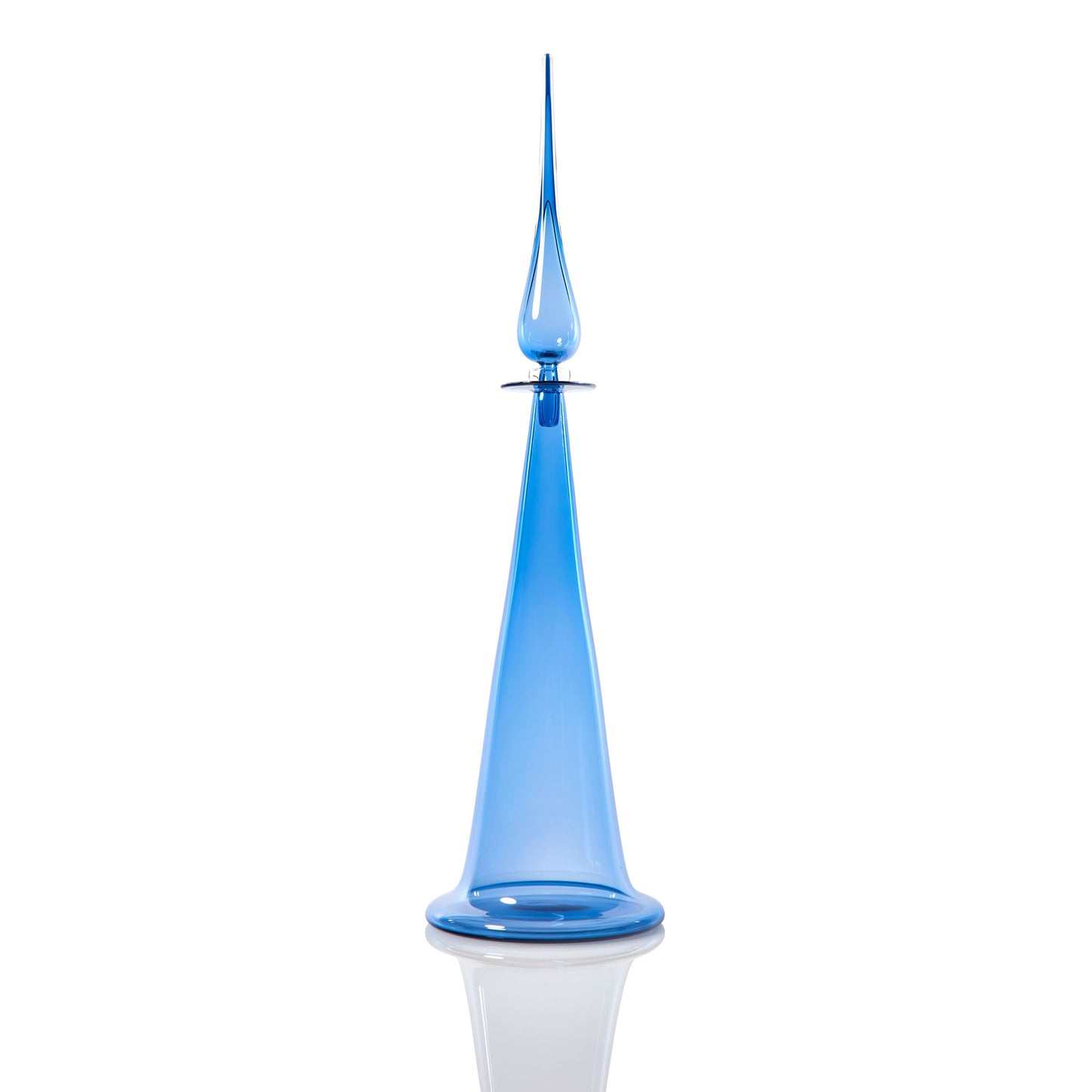 Large Fluted Cone Decanter