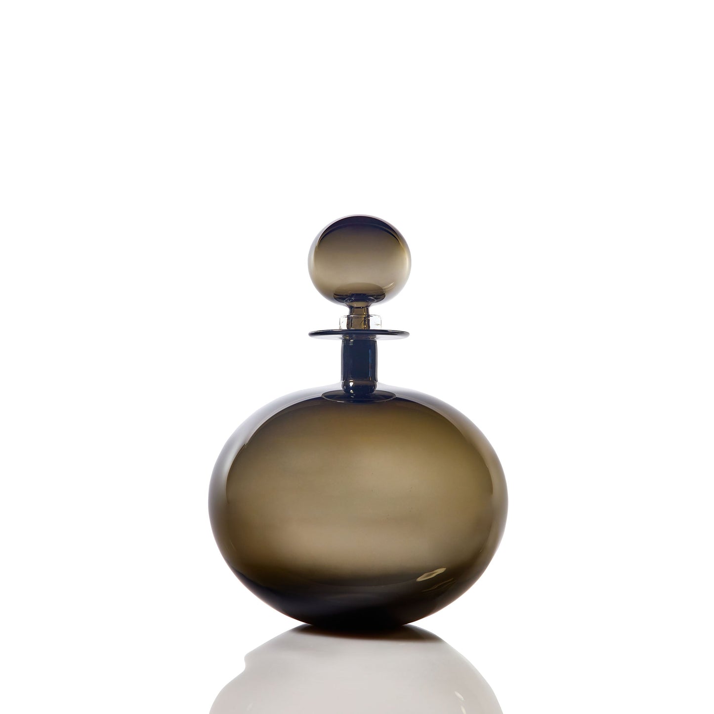 Large Low Round Decanter
