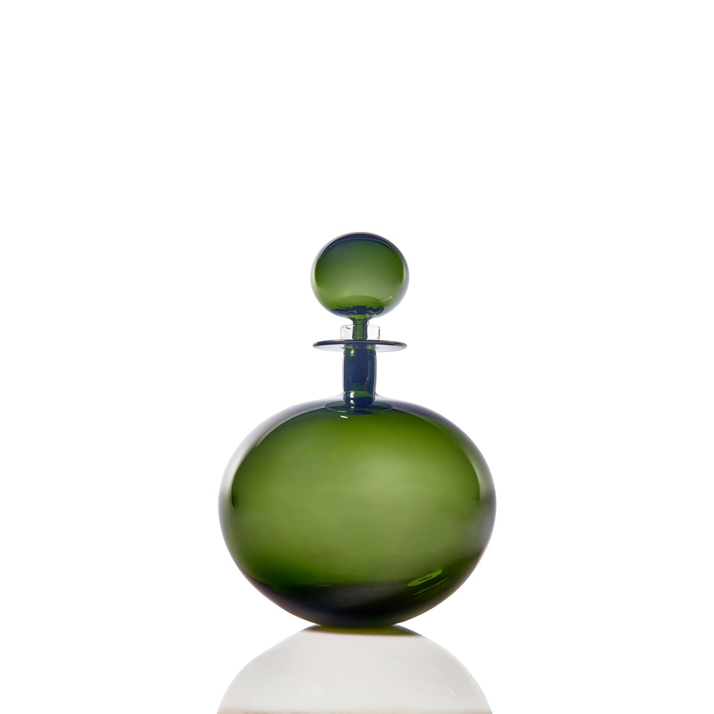 Large Low Round Decanter