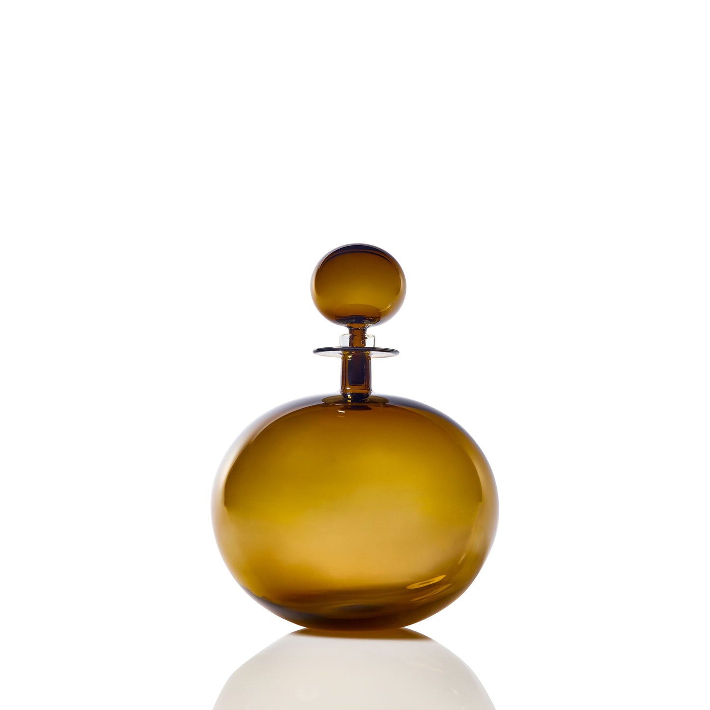 Large Low Round Decanter