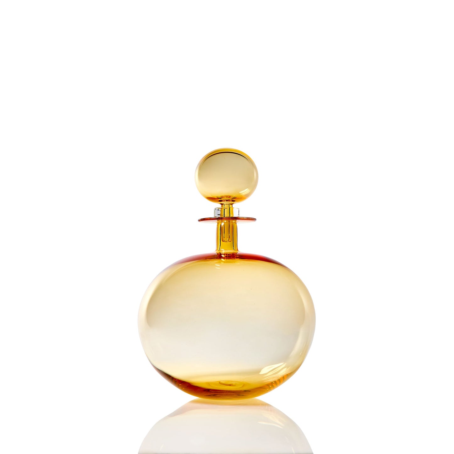 Large Low Round Decanter