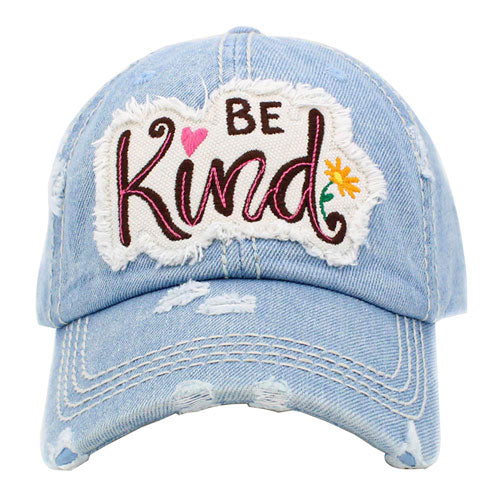 BE Kind Message Vintage Baseball Cap