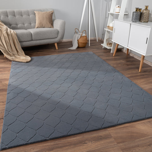 Soft Washable Area Rug Aspen with Moroccan Pattern-0