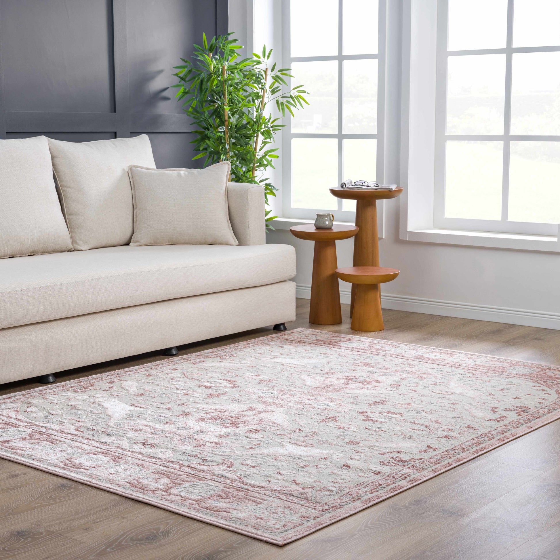 Zora Pink Area Rug-3