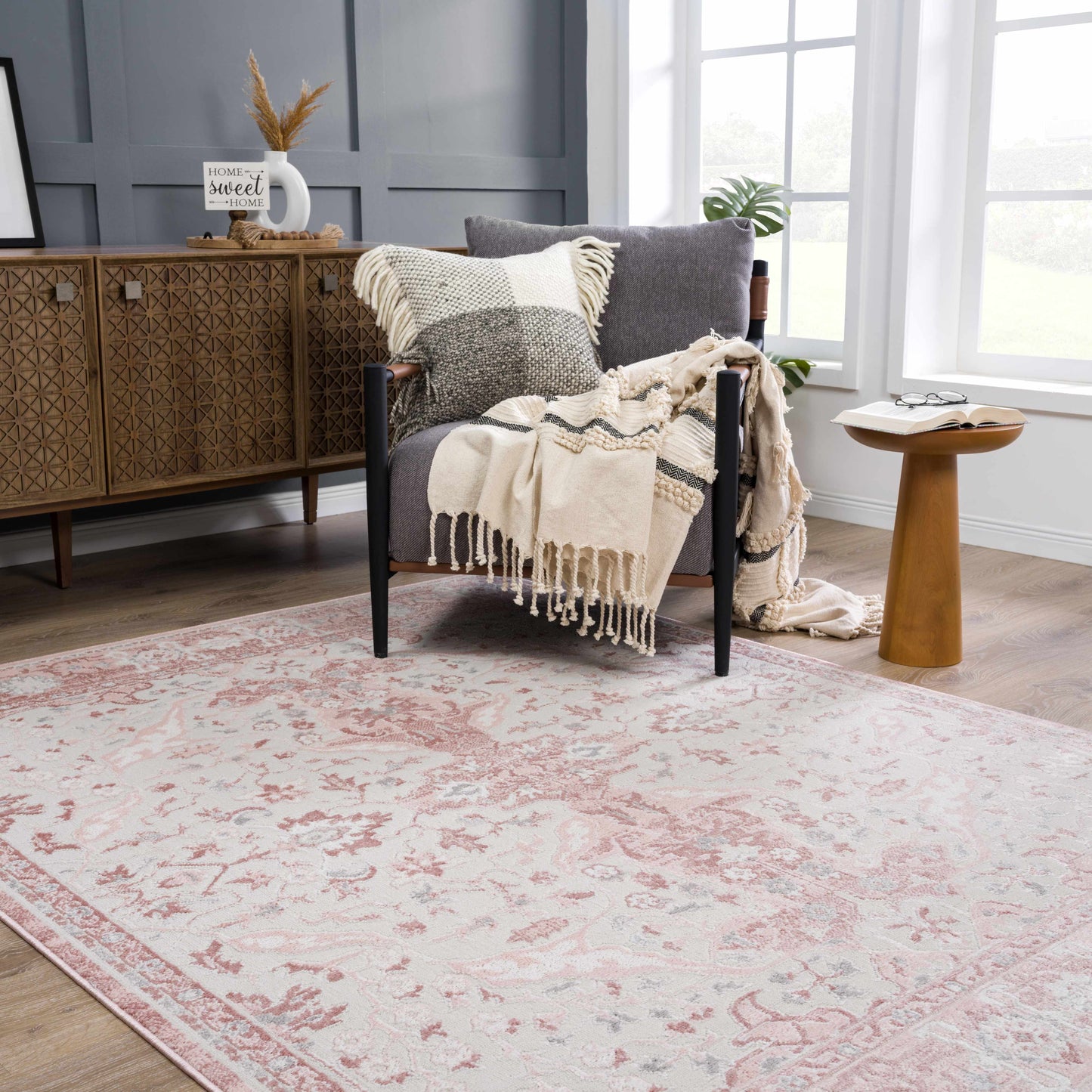 Zora Pink Area Rug-1