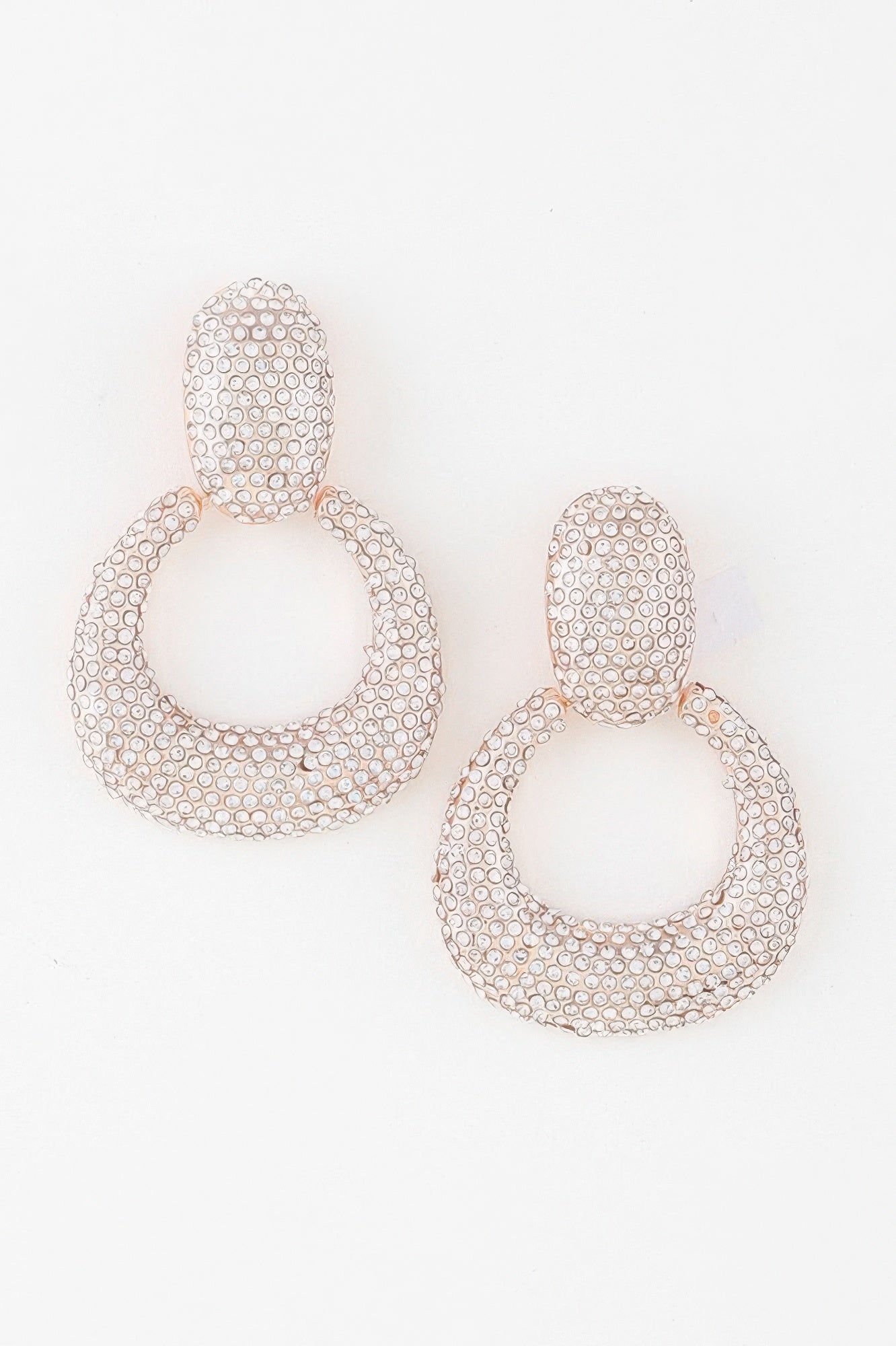 LINCOLN CENTER Bejeweled Hoop Drop Earrings: NYFW BYMANYC ® New York-0