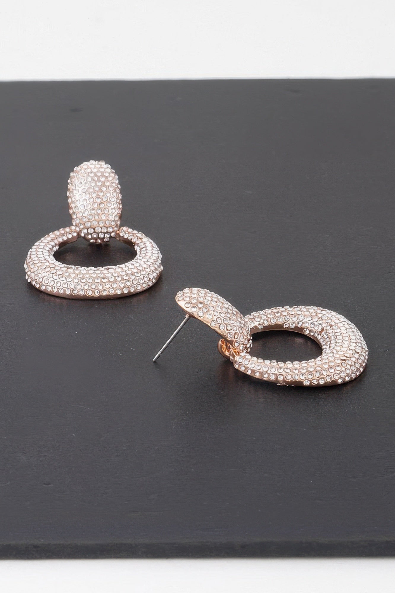 LINCOLN CENTER Bejeweled Hoop Drop Earrings: NYFW BYMANYC ® New York-1