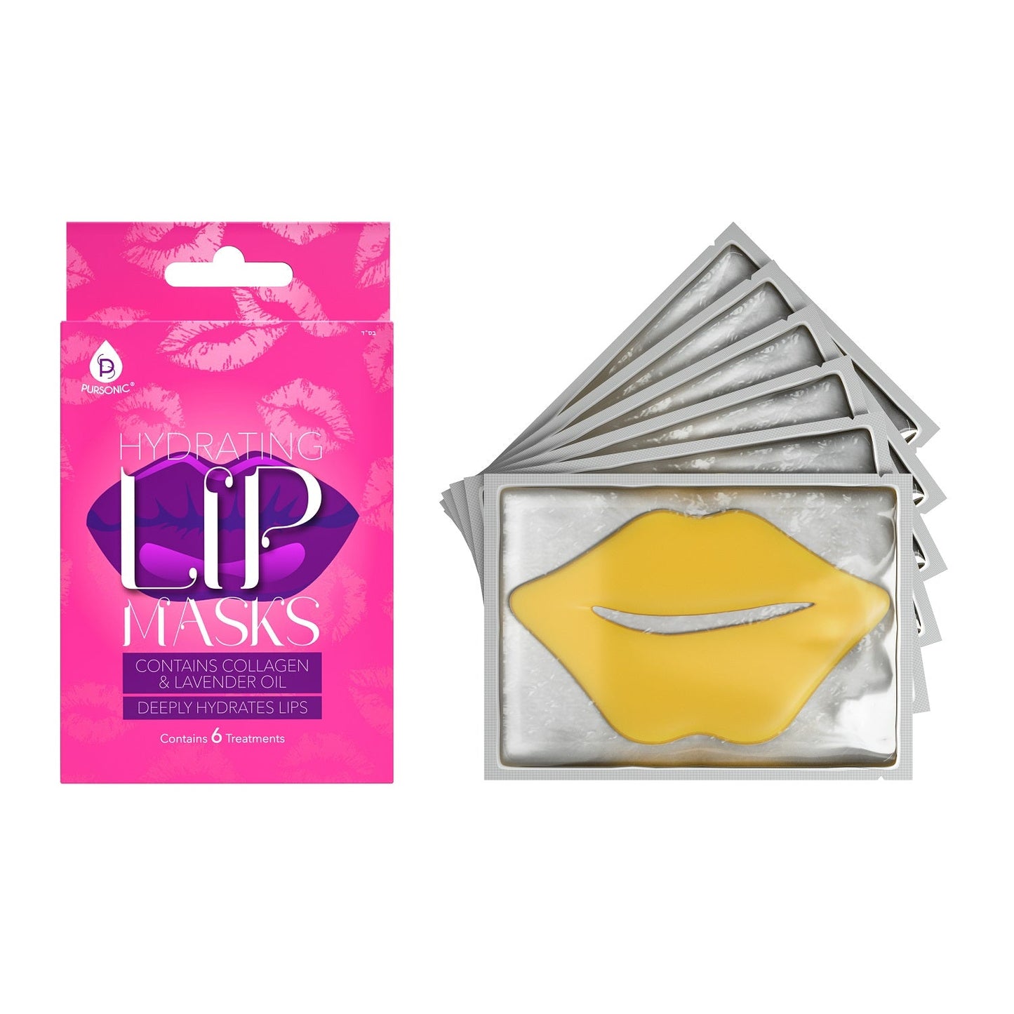 Hydrating Lip Masks (Pack of 6)-0