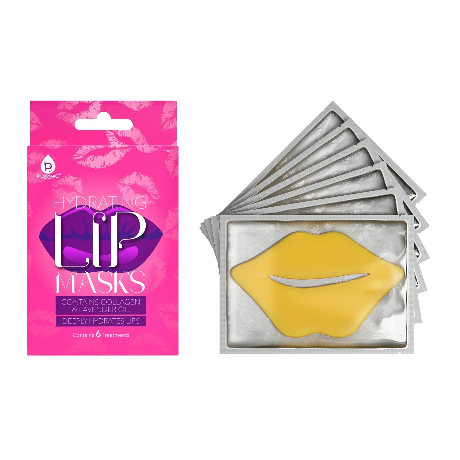 Hydrating Lip Masks (Pack of 6)-0