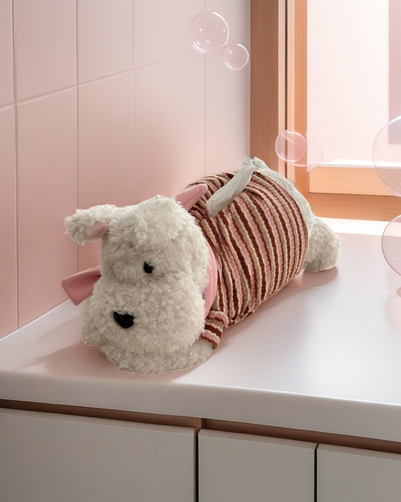 Cute Dog Tissue Box Cover-2