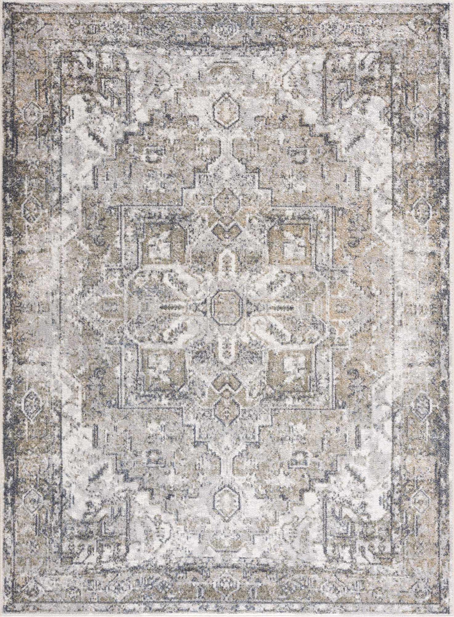 Hera Olive Flat Pile Washable Rug-0