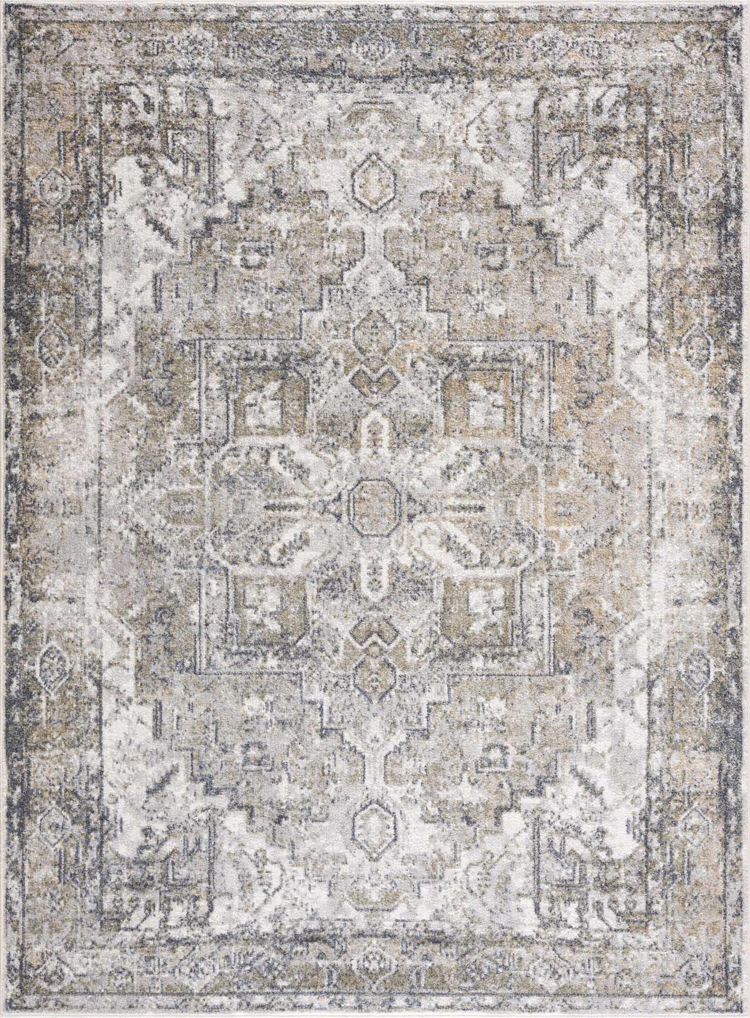 Hera Olive Flat Pile Washable Rug-0
