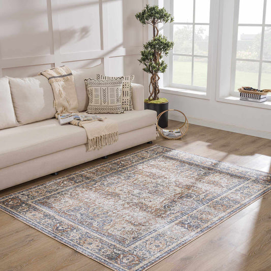 Arias Blue Boutique Washable Rug-0