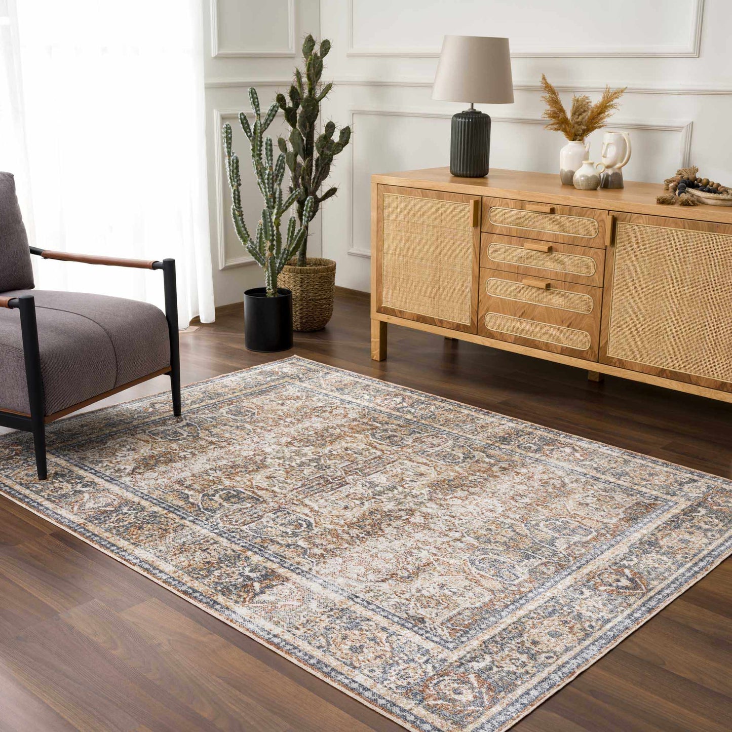 Arias Blue Boutique Washable Rug-6