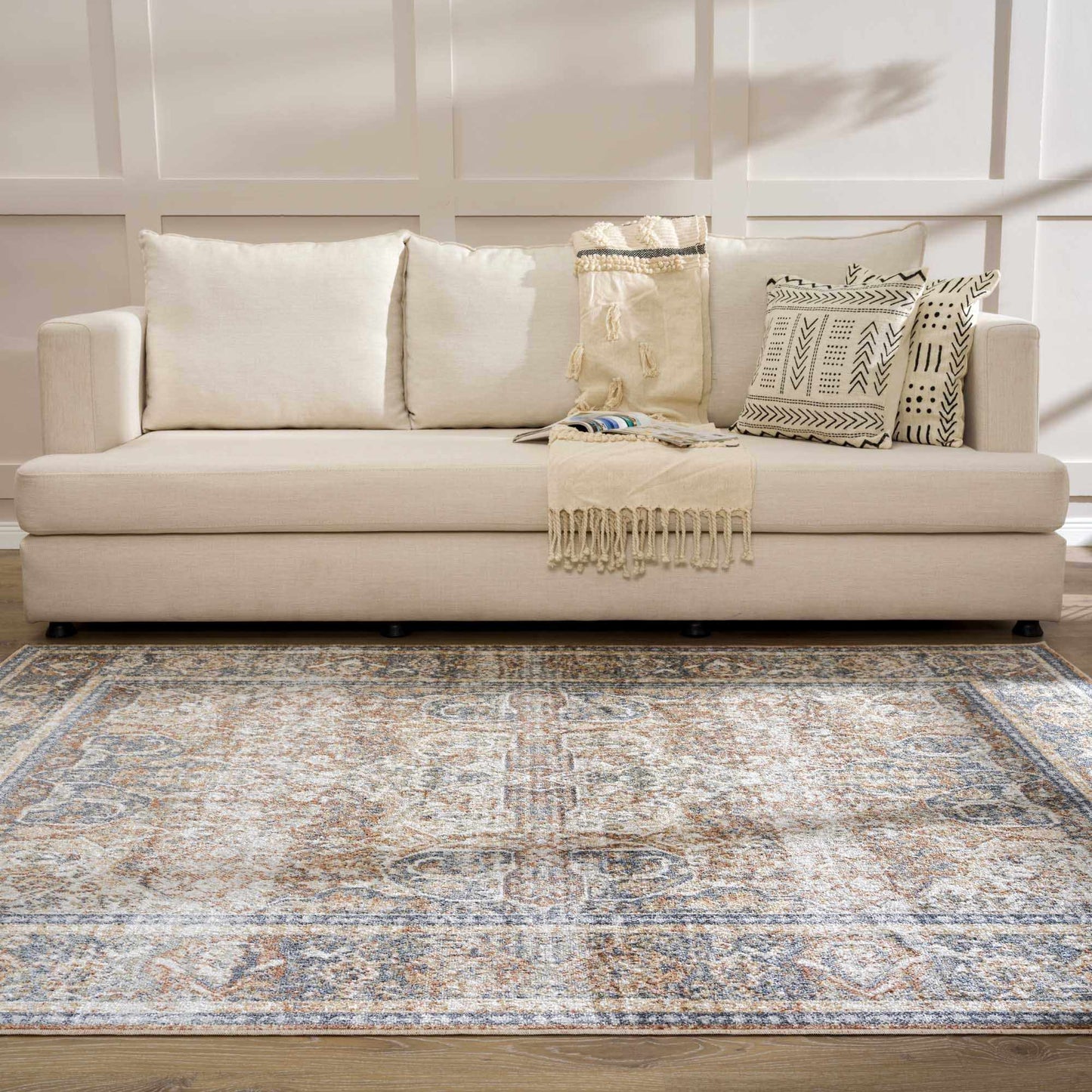 Arias Blue Boutique Washable Rug-2