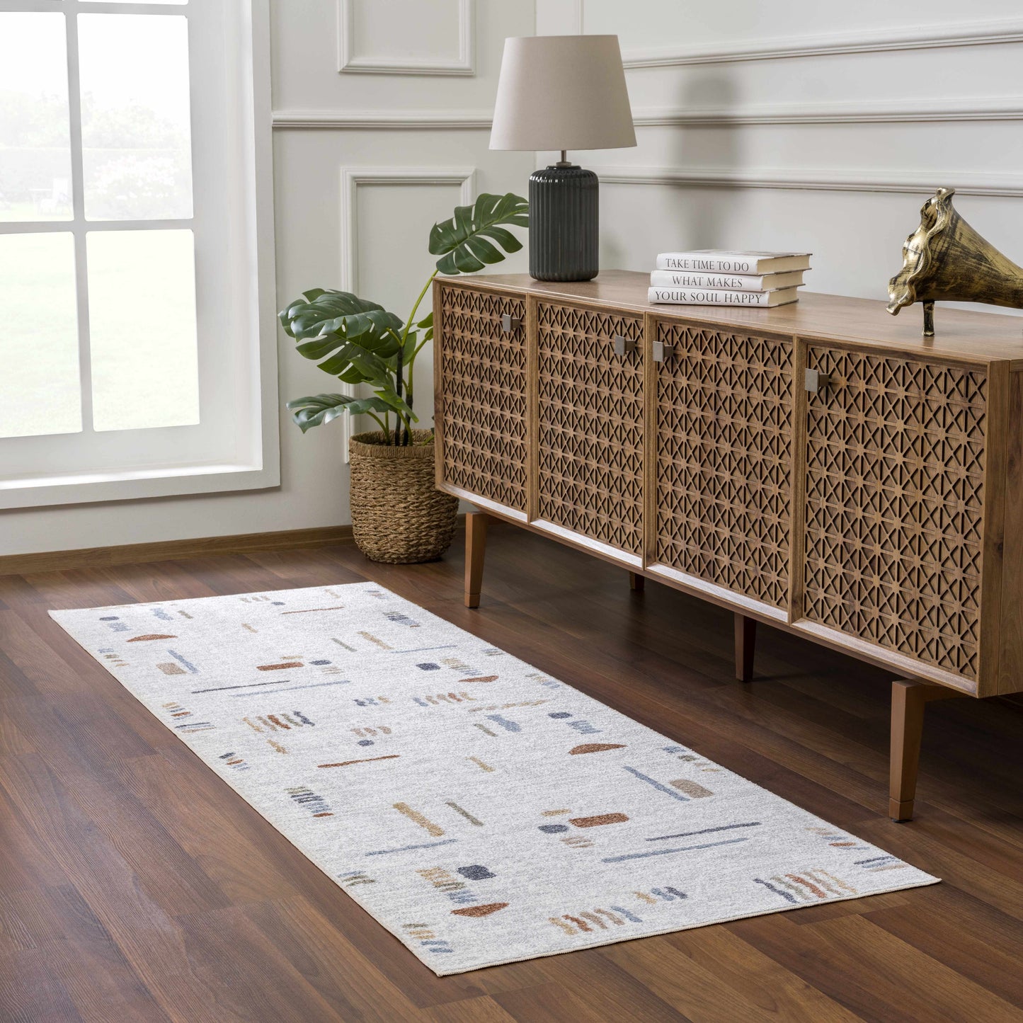 Arnon Modern Washable Rug-1