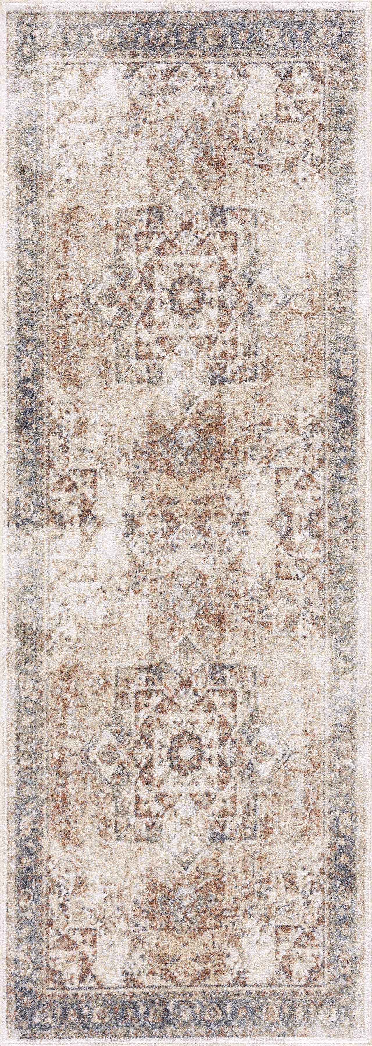 Heritage Style Flat Pile Washable Rug-6