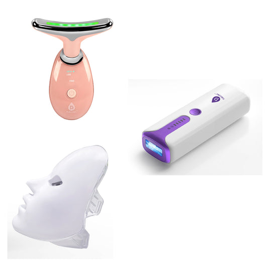 Pursonic 7-in-1 LED Therapy Mask, Sculpting Wand, and IPL Laser Hair Removal-0