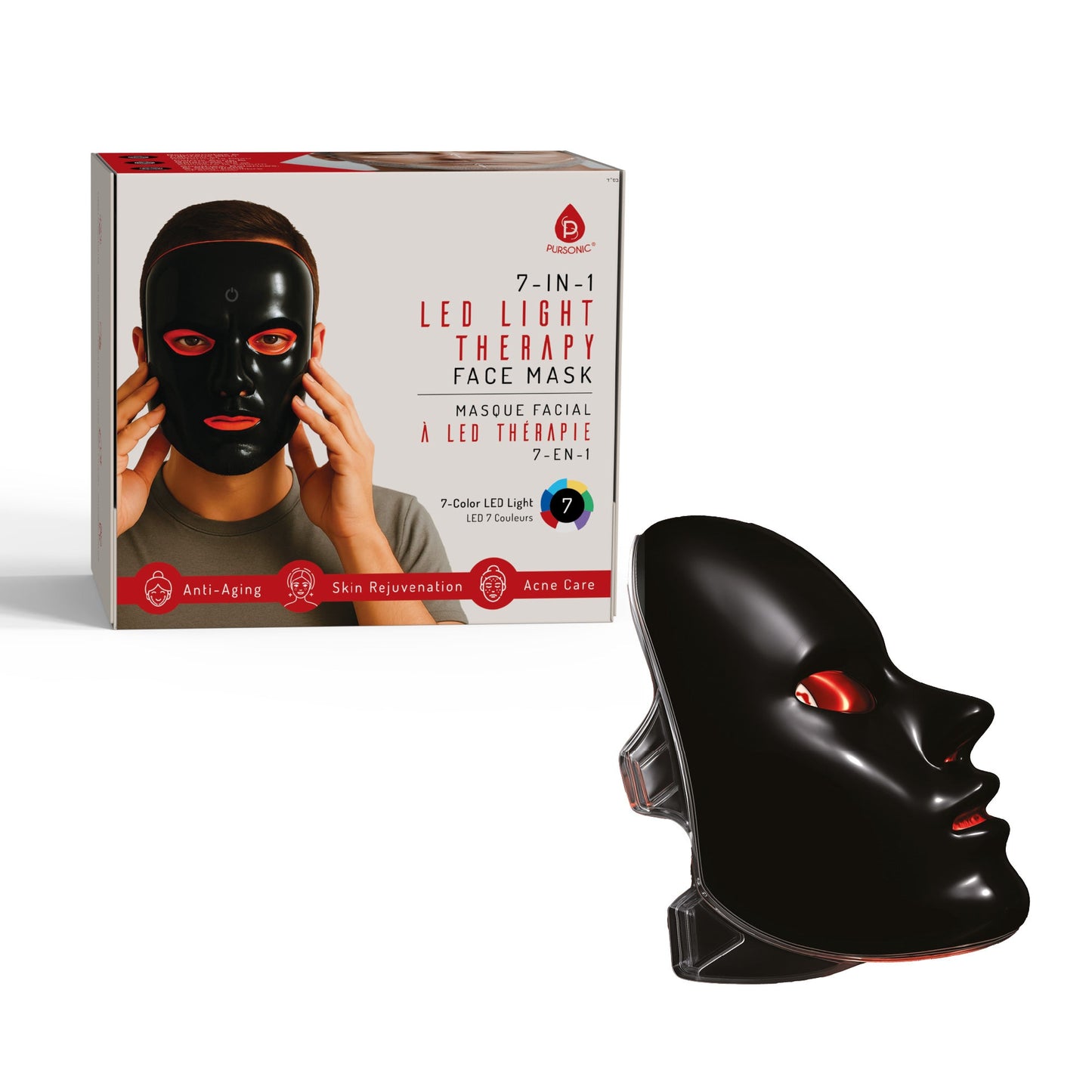 7-in-1 LED Light Therapy Face Mask – Advanced Skincare at Home!-5